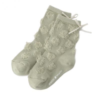 ドットリボンソックス