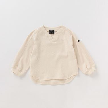 オーガニックコットン VネックサマールTシャツ