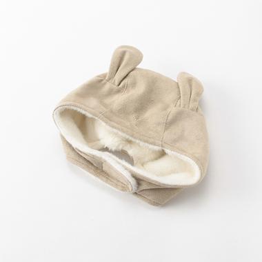 裏ボア 耳つきキャップ