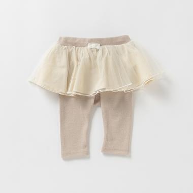 チュールスカートつきレギンス