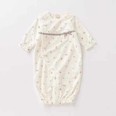 抗菌防臭 花柄ベロア2WAYオール