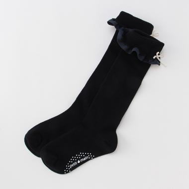 フリルリボンハイソックス