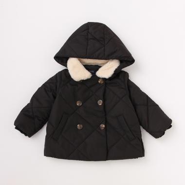 バックフリル中綿ジャケット