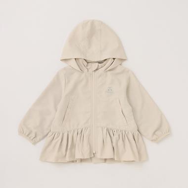 【撥水加工】ペプラムウィンブレ