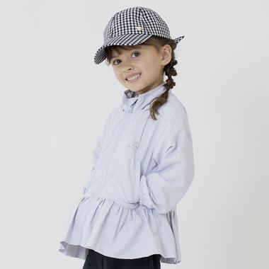 【撥水加工】ペプラムウィンブレ