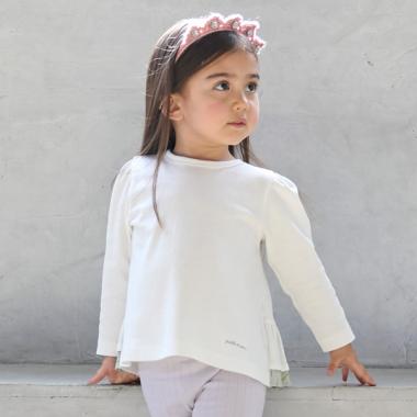 【オーガニック】バックフリル長袖T