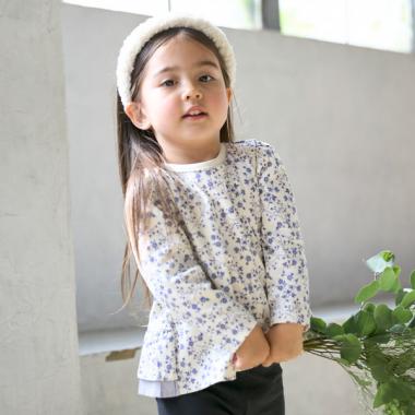 【オーガニック】バックフリル長袖T