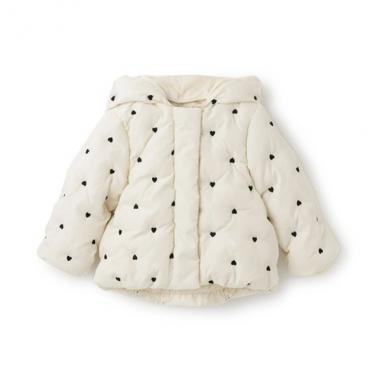 【リンク】ハート刺しゅう中綿ジャケット(キッズ)