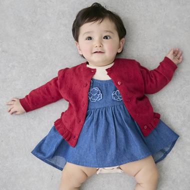 【リンク】針ぬきカーディガン(ベビー)