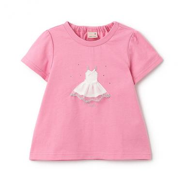 【防汚/リンク】キラキラモチーフTシャツ