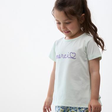 【水陸両用】ロゴ刺しゅうTシャツ(キッズサイズ)