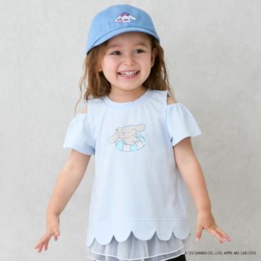【サンリオキャラクターズ】肩あきグラフィックTシャツ