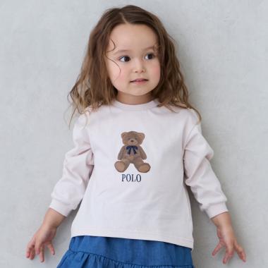 【POLO BCS】くまグラフィック長袖T