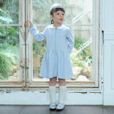 【バレエ】前あき衿ワンピース