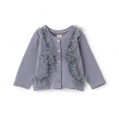 【リンク】チュールフリルカットカーディガン