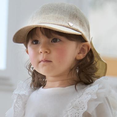 【UV加工】日よけリボンキャップ