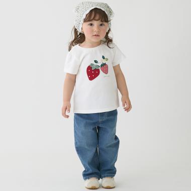 【リンク】レースデニムパンツ