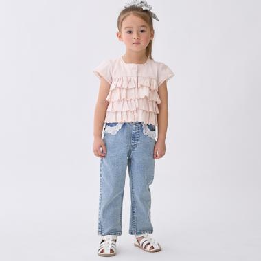 【リンク】レースデニムパンツ