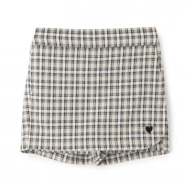 ハート刺しゅうラップスカパン