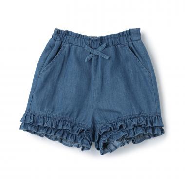 【接触冷感/リンク】ちびフリルショートパンツ