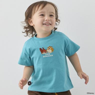 【ズートピア】【接触冷感】フェイスモチーフTシャツ