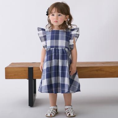 【リンク】チェックフレアワンピース