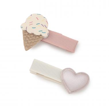 サマーモチーフヘアクリップ2P