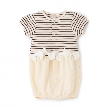 リボンつきボーダー切り替え2wayオール