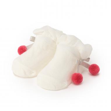 Wぽんぽんカップソックス