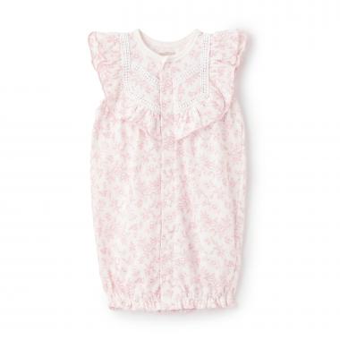 花柄フリル2wayオール