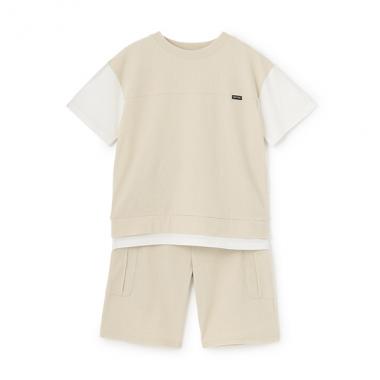 【WEB限定】【接触冷感】ドッキングカットセットアップ(ジュニア)