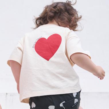 【プティプラ/WEB先行】バックプリント半袖Tシャツ