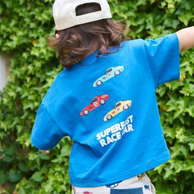 【プティプラ/WEB先行】バックプリント半袖Tシャツ