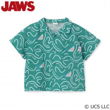 【JAWS】シアサッカー総柄半袖シャツ