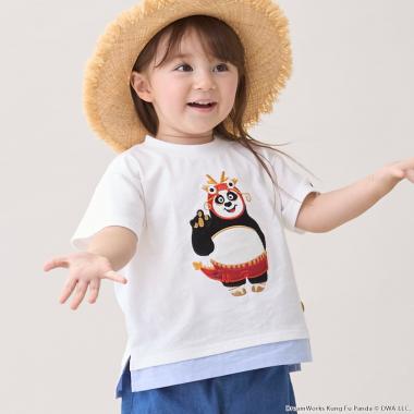 【WEB別注】【カンフーパンダ】刺しゅう半袖Tシャツ