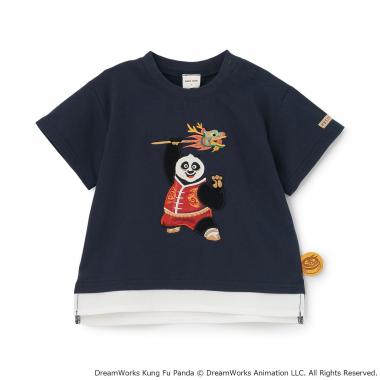 【WEB別注】【カンフーパンダ】刺しゅう半袖Tシャツ