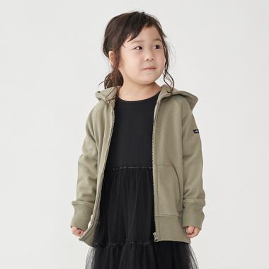 裏毛 フルジップパーカー