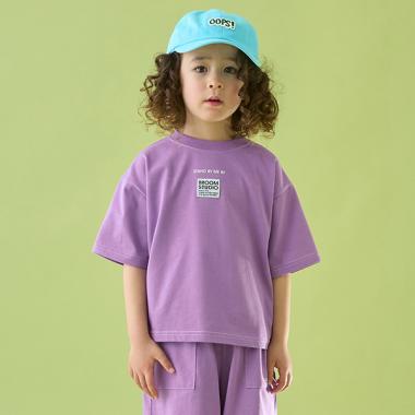 【セットアップ可能】【カイテキ天竺】配色ステッチTシャツ