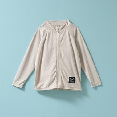 【SWIM】【UV加工】フルジップメッシュラッシュガード