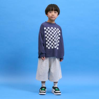8分丈ワイドスウェットパンツ【MNCM】