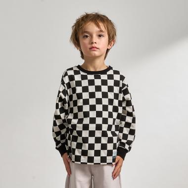 【防汚・速乾・型崩れしない】【ムテキT】変形切り替えアソートプリント総柄Ｔシャツ