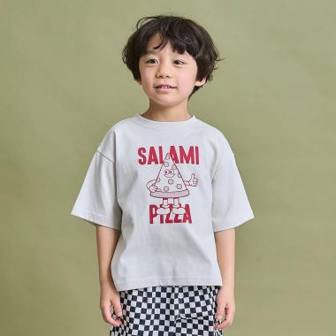 【防汚・速乾・型崩れしない】ジャンクフードアソートプリントTシャツ