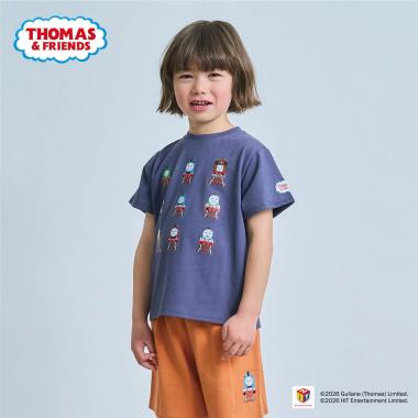 【きかんしゃトーマス】トーマスアンドフレンズ集合半袖Tシャツ