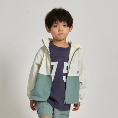 【スクール対応】【撥水・防汚・耐久・UV】収納袋付マウンテンパーカー(反射シート付き)