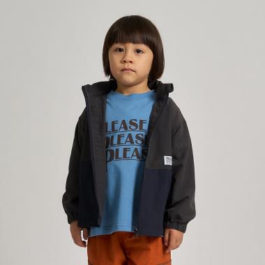 【スクール対応】【撥水・防汚・耐久・UV】収納袋付マウンテンパーカー(反射シート付き)