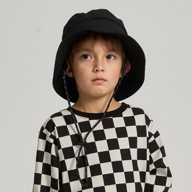 【スクール対応】【撥水・防汚・耐久・UV】小さく収納できるハット（反射シート付き)