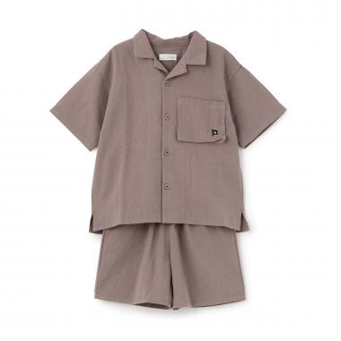 【予約/6月中旬～下旬入荷予定】【セットアップ】オープンカラーシャツ・イージーパンツ