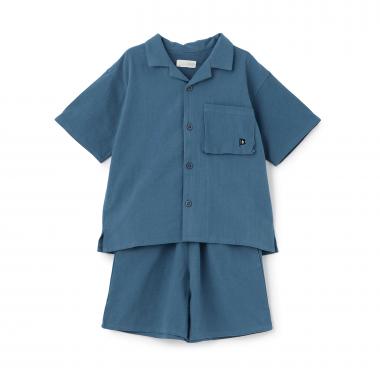 【予約/6月中旬～下旬入荷予定】【セットアップ】オープンカラーシャツ・イージーパンツ