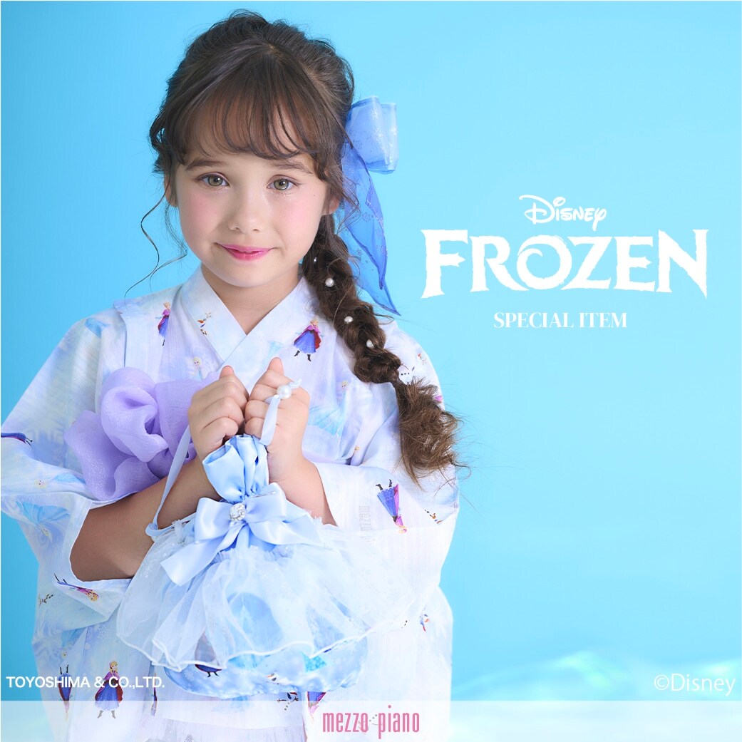 mezzo piaoから『アナと雪の女王』 浴衣ドレス
